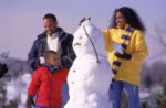 family-building-snowman