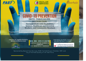 covid-19 PPE distribution event