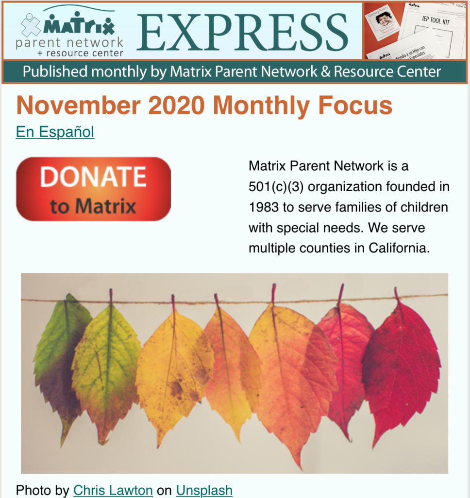 Express Monthly Flyer November