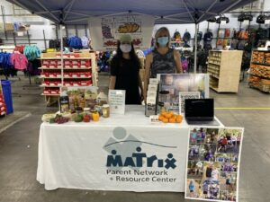 Matrix booth at Mighty Milers 5K race