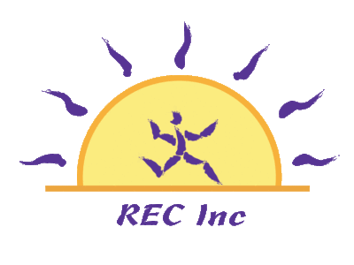 REC inc - Adults with Developmental Disabilities Everyone Deserves a Life logo