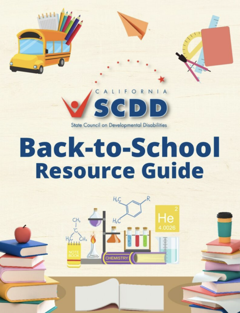 California State Council on Developmental Disabilities Back to School Resource Guide 