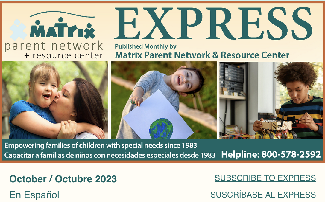 Matrix October 2023 Express masthead