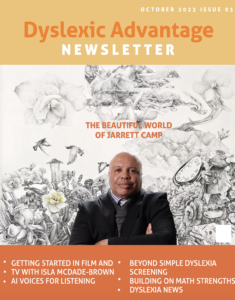 Dyslexic Advantage newsletter cover
