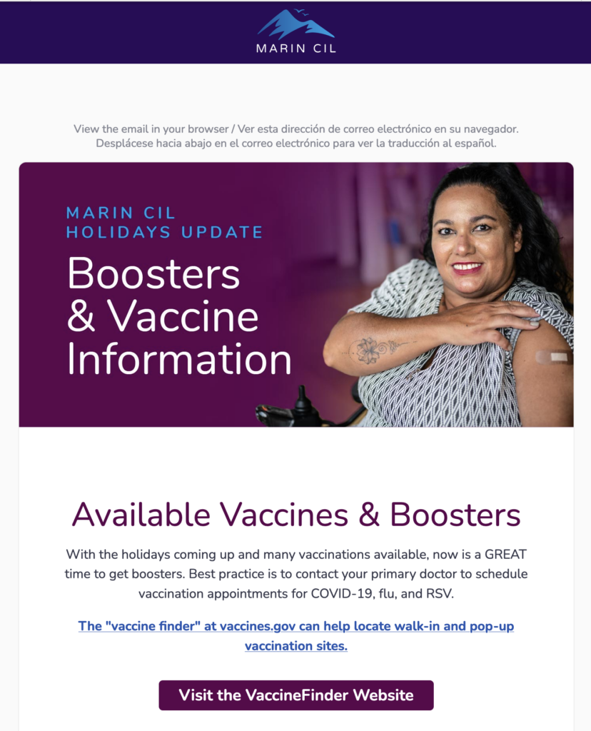 Available Vaccines & Boosters 