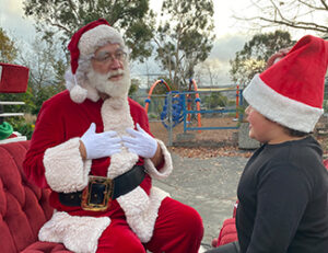 one-on-one chat with Inclusive Santa