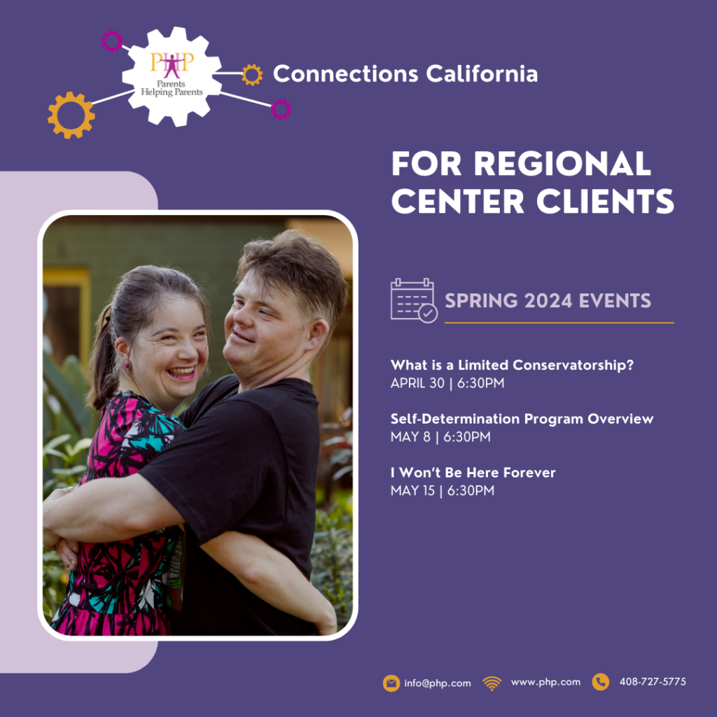 From Parents Helping Parents (PHP): Para Clientes del Centro Regional