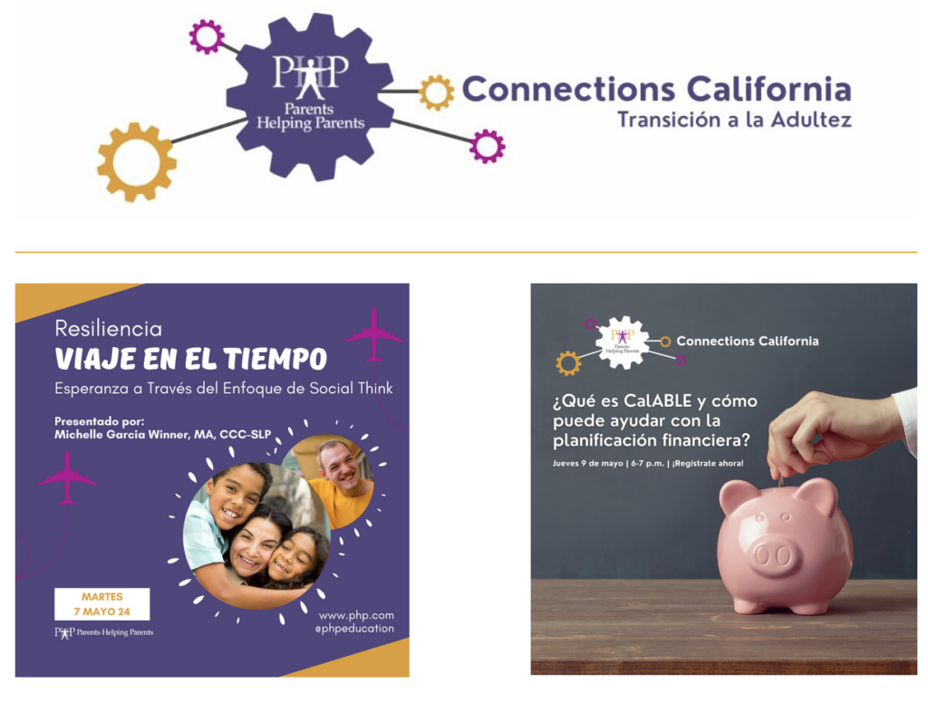 Para Parents Helping Parents (PHP): ¡No te pierdas estos dos webinars! 