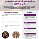 Santa Rosa City Schools (SRCS) Parent Information Session with Questions & Answers